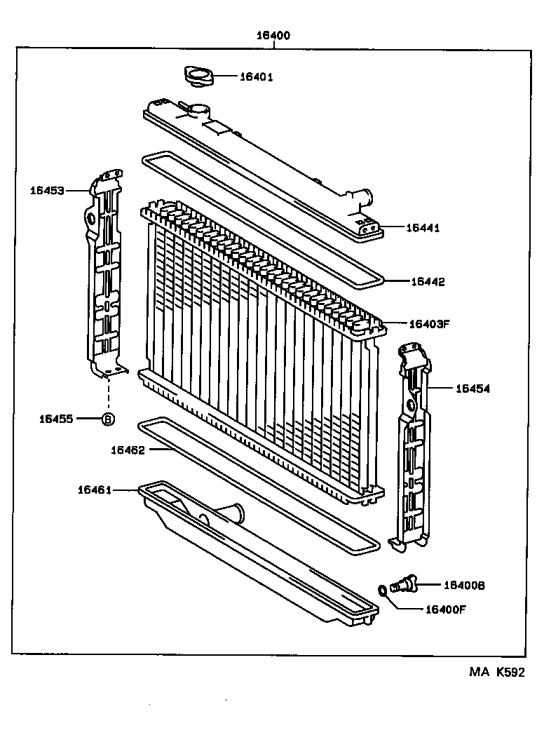  LAND CRUISER 80 |  RADIATOR WATER OUTLET