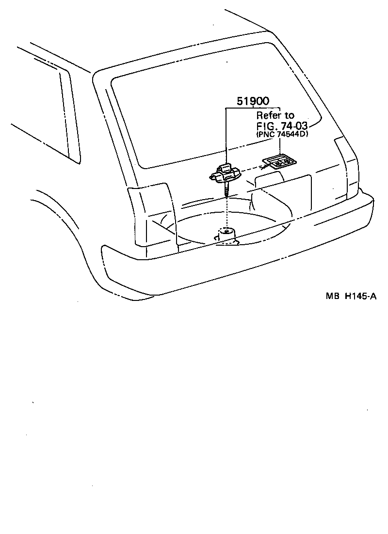  STARLET |  SPARE WHEEL CARRIER