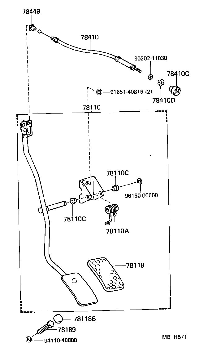  LAND CRUISER 70 |  ACCELERATOR LINK