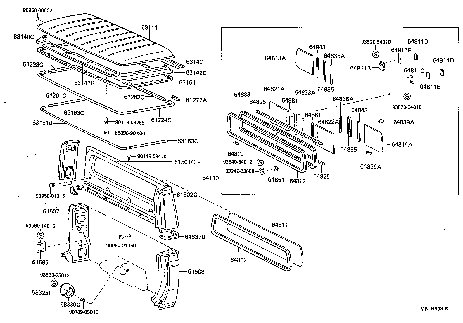  LAND CRUISER 70 |  ROOF PANEL BACK PANEL