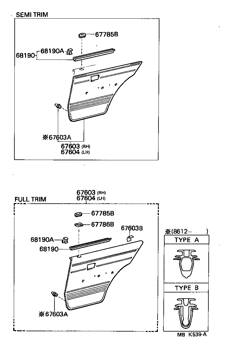  STARLET |  REAR DOOR PANEL GLASS