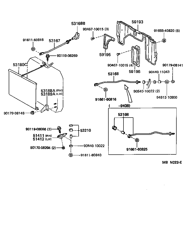  DYNA150 |  RADIATOR SUPPORT WIND GUIDE