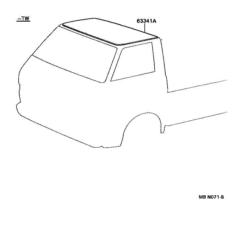  DYNA150 |  ROOF HEADLINING SILENCER PAD