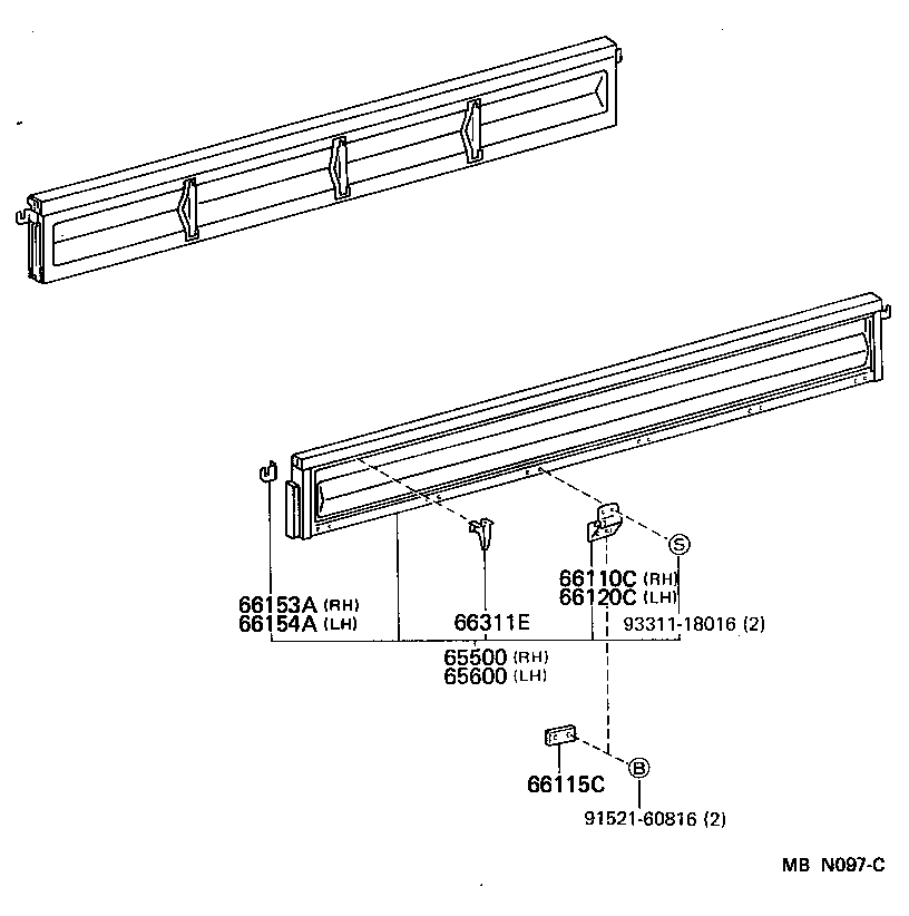  DYNA150 |  REAR BODY SIDE PANEL