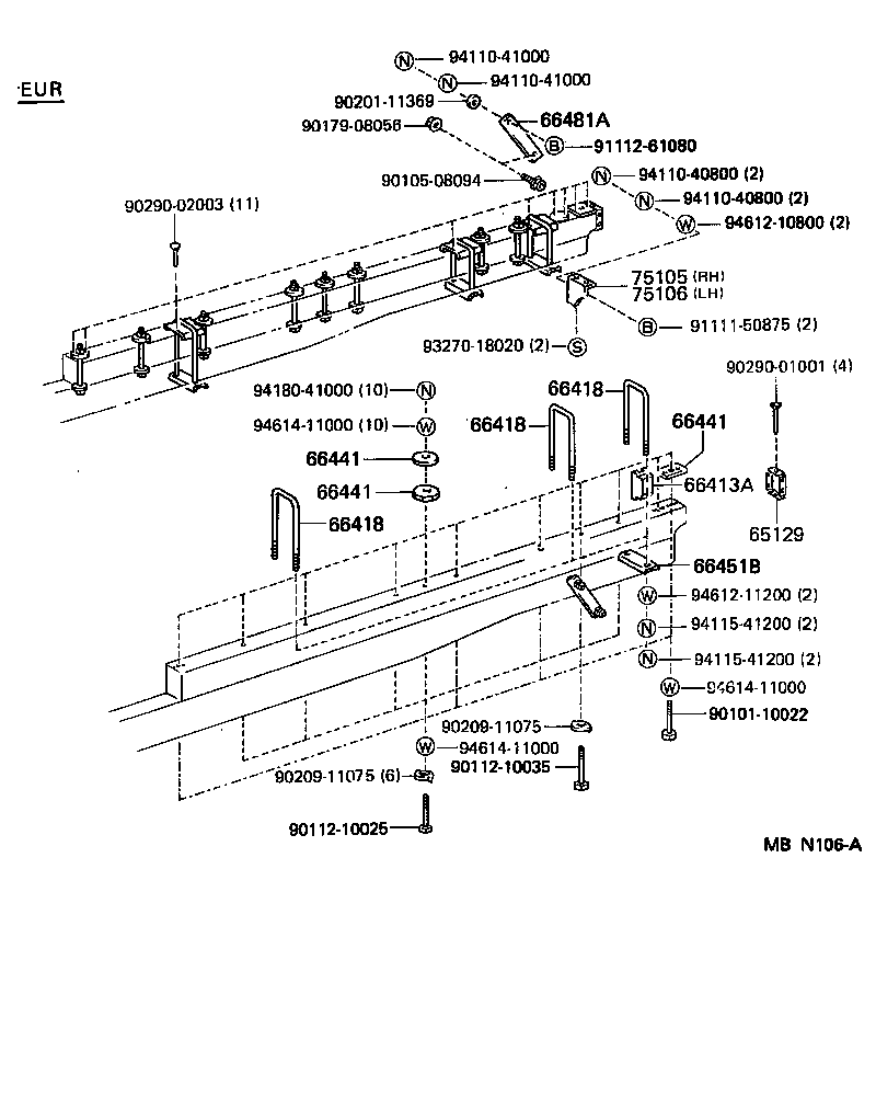  DYNA150 |  REAR BODY MOUNTING