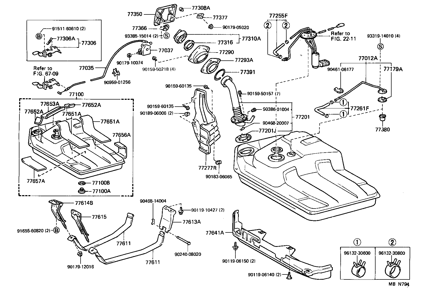  SUPRA |  FUEL TANK TUBE