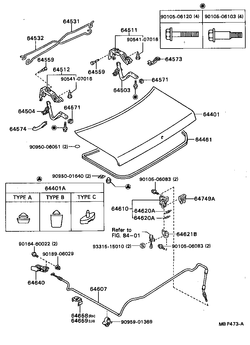  CRESSIDA |  LUGGAGE COMPARTMENT DOOR LOCK