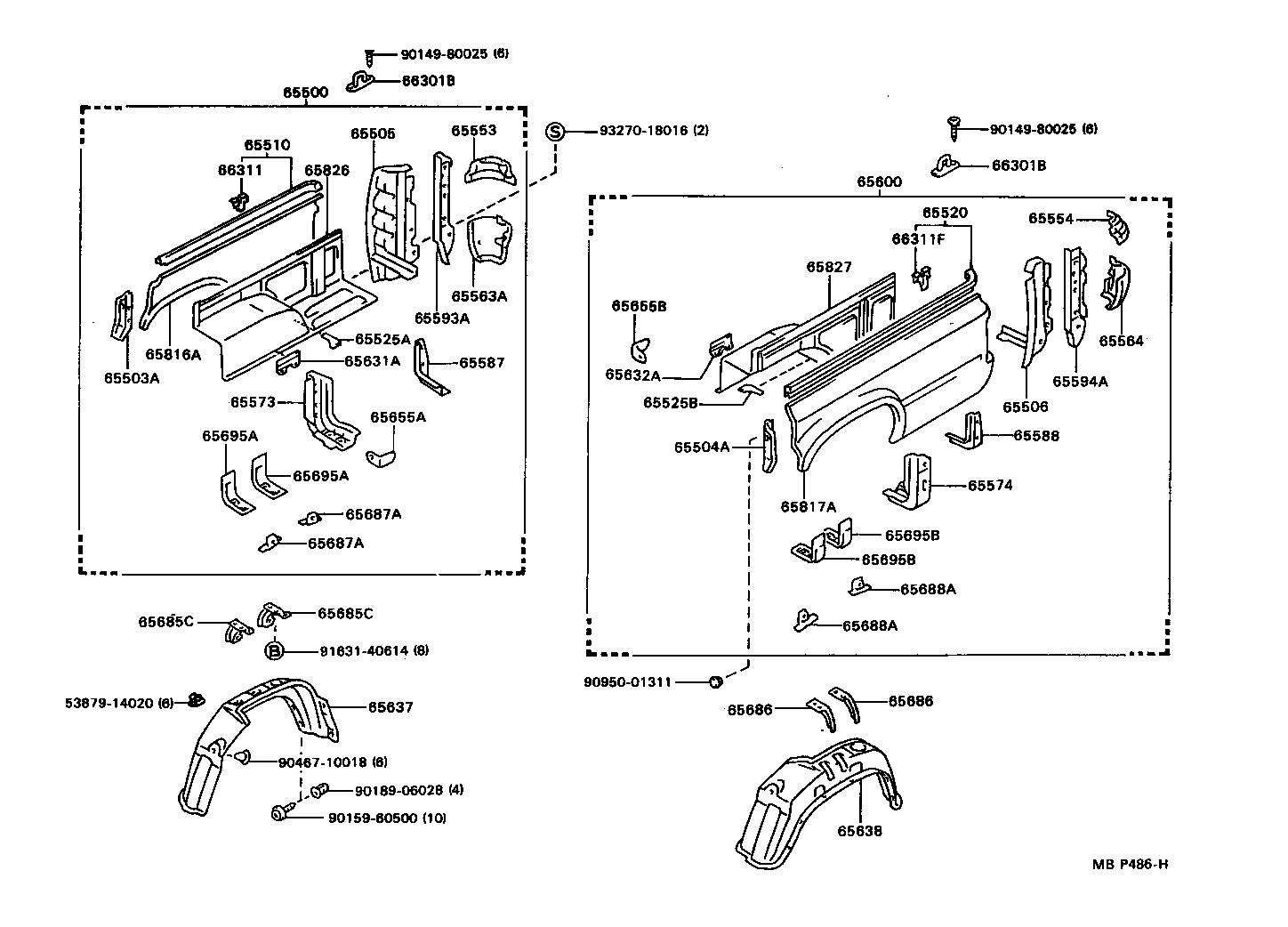  HILUX JPP |  REAR BODY SIDE PANEL
