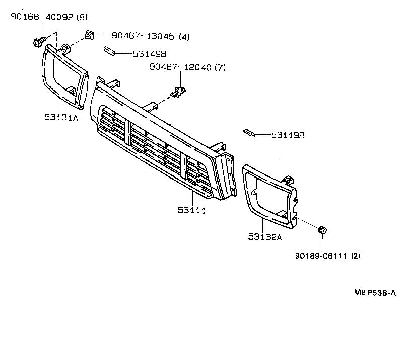  HILUX JPP |  RADIATOR GRILLE