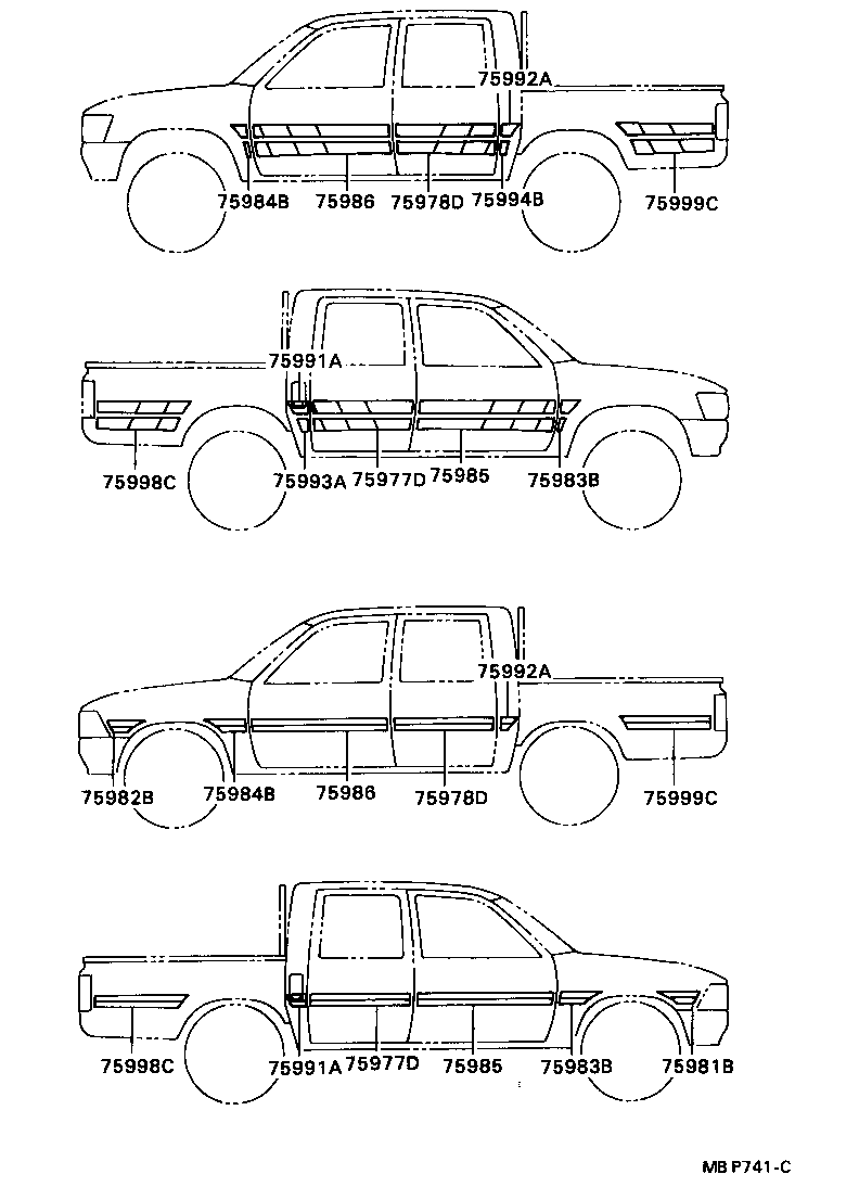  HILUX JPP |  BODY STRIPE