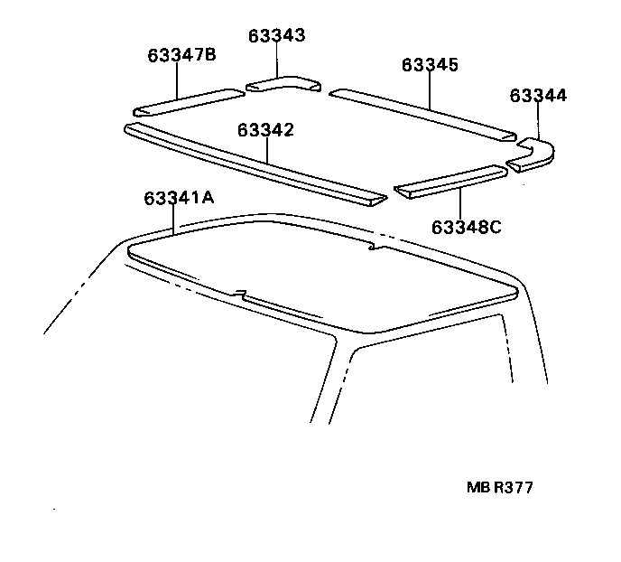  DYNA200 |  ROOF HEADLINING SILENCER PAD