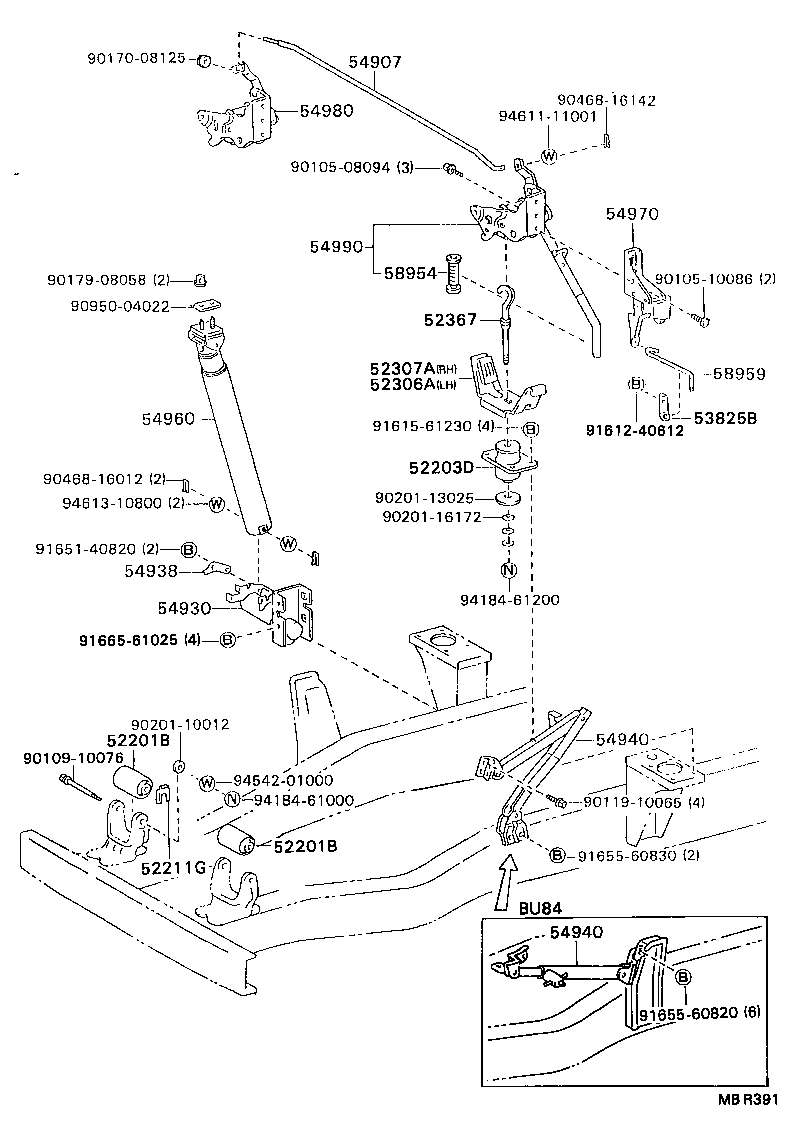  DYNA200 |  CAB MOUNTING BODY MOUNTING