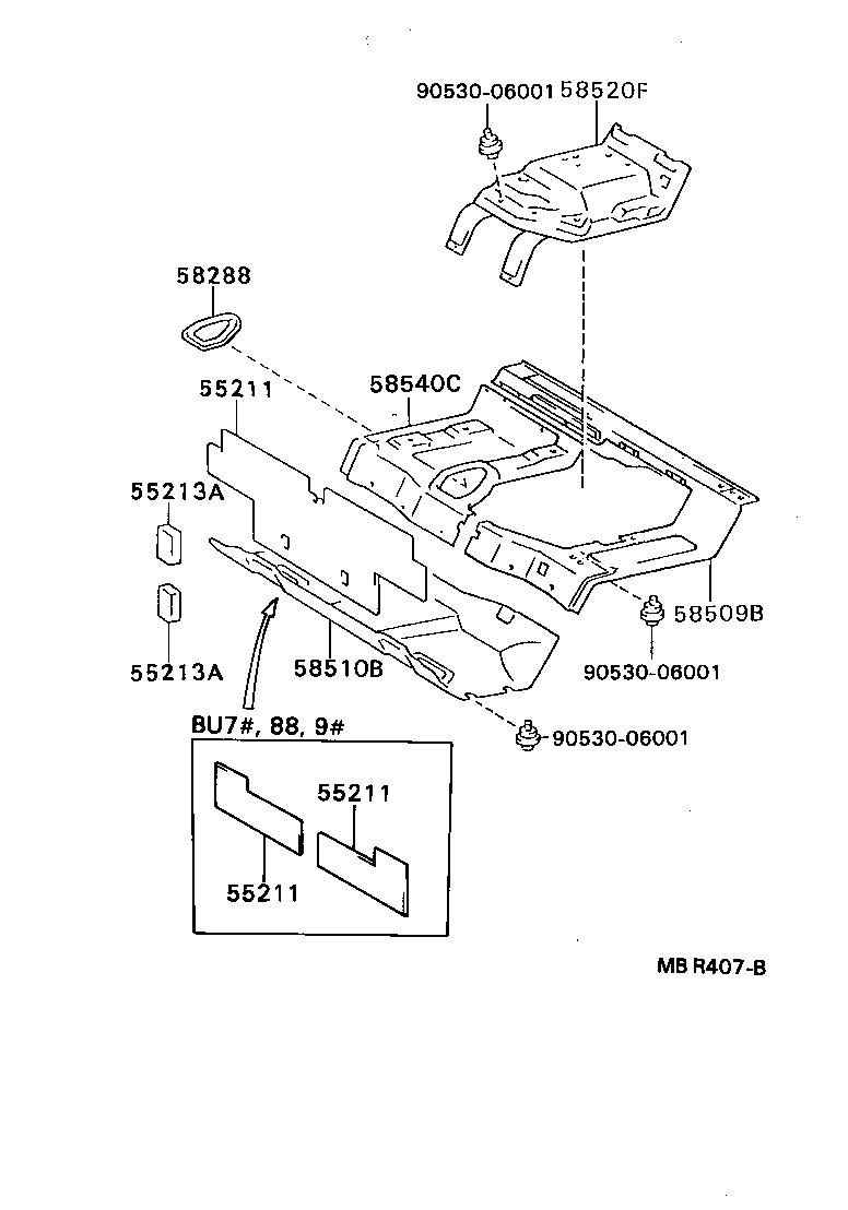  DYNA200 |  FLOOR MAT SILENCER PAD