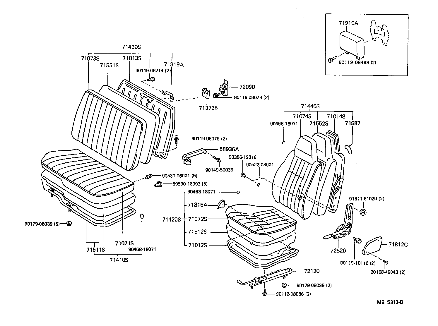  DYNA150 |  SEAT SEAT TRACK