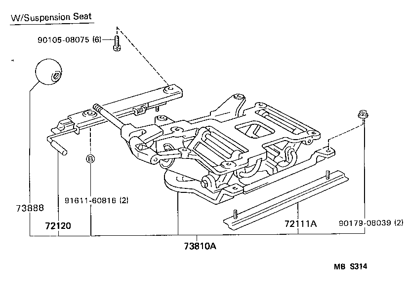  DYNA150 |  SEAT SEAT TRACK