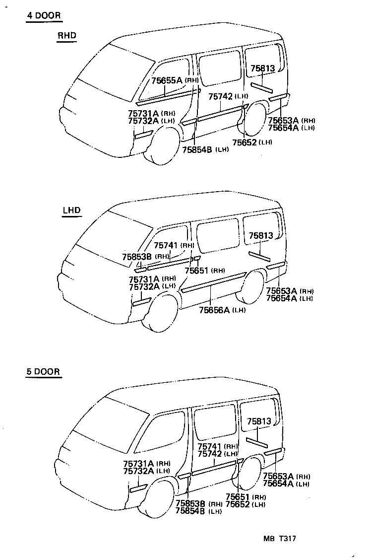 HIACE VAN COMUTER |  MOULDING