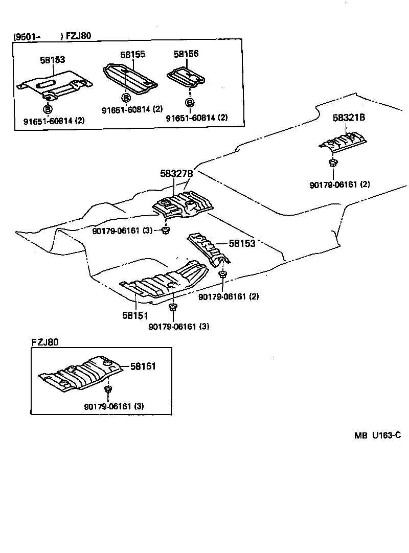  LAND CRUISER 80 |  FLOOR INSULATOR