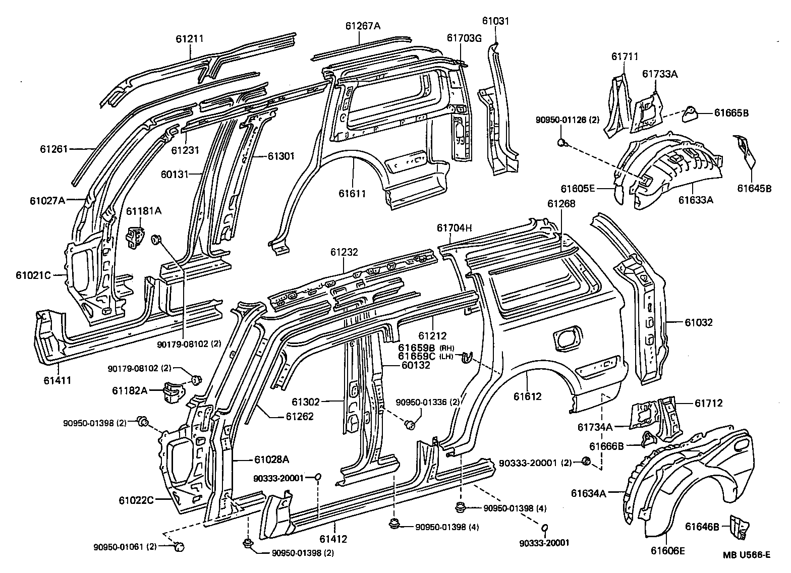  LAND CRUISER 80 |  SIDE MEMBER