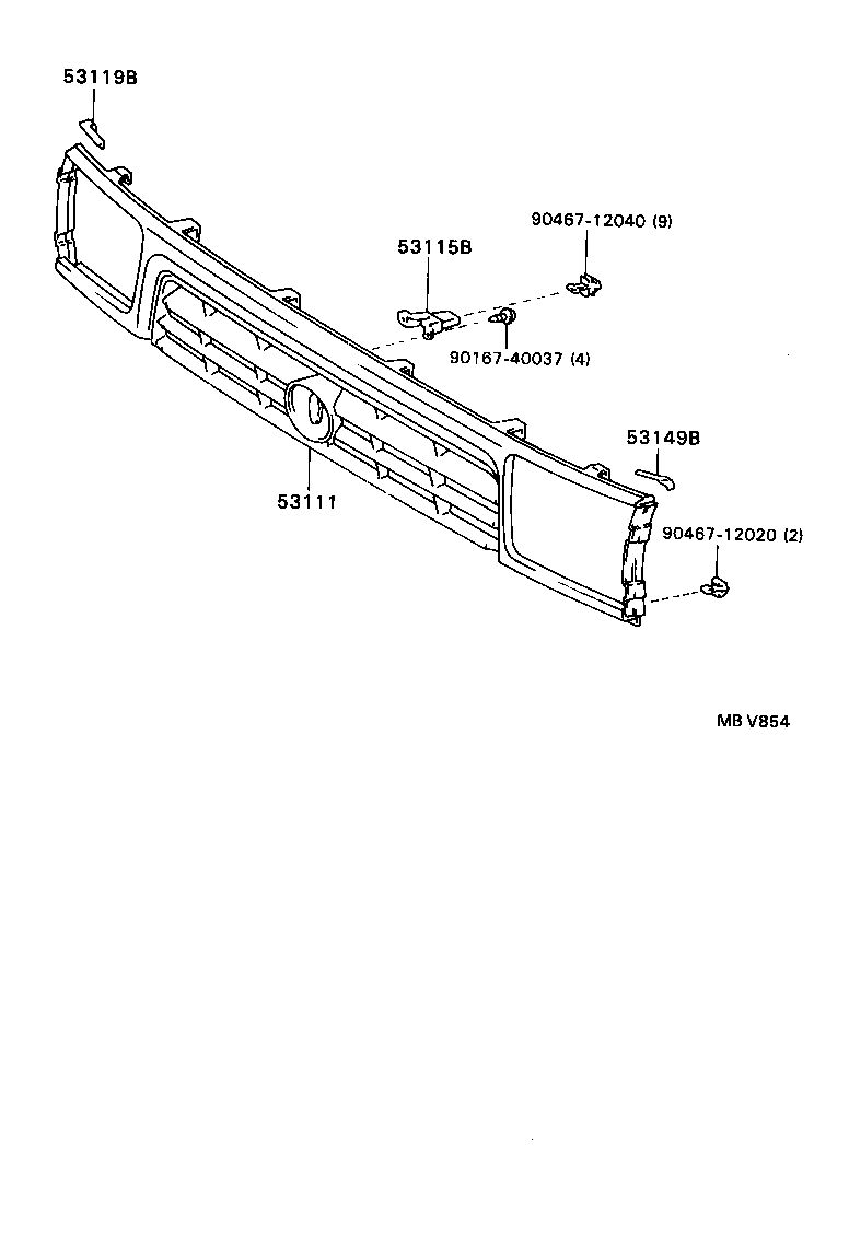  HILUX JPP |  RADIATOR GRILLE