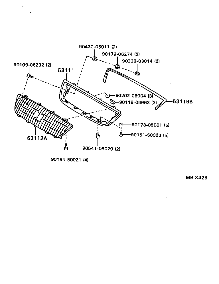  GS300 |  RADIATOR GRILLE