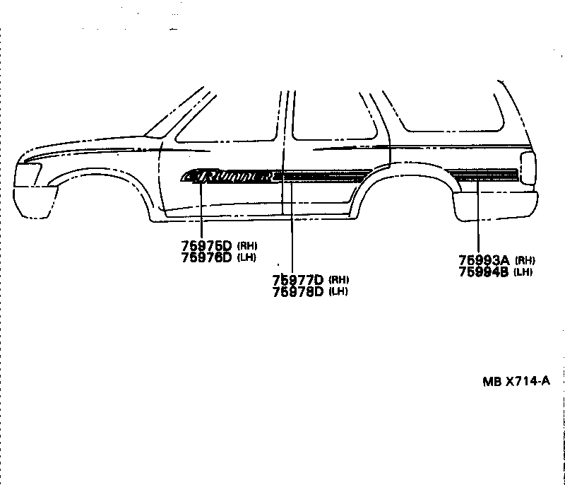  HILUX JPP |  BODY STRIPE