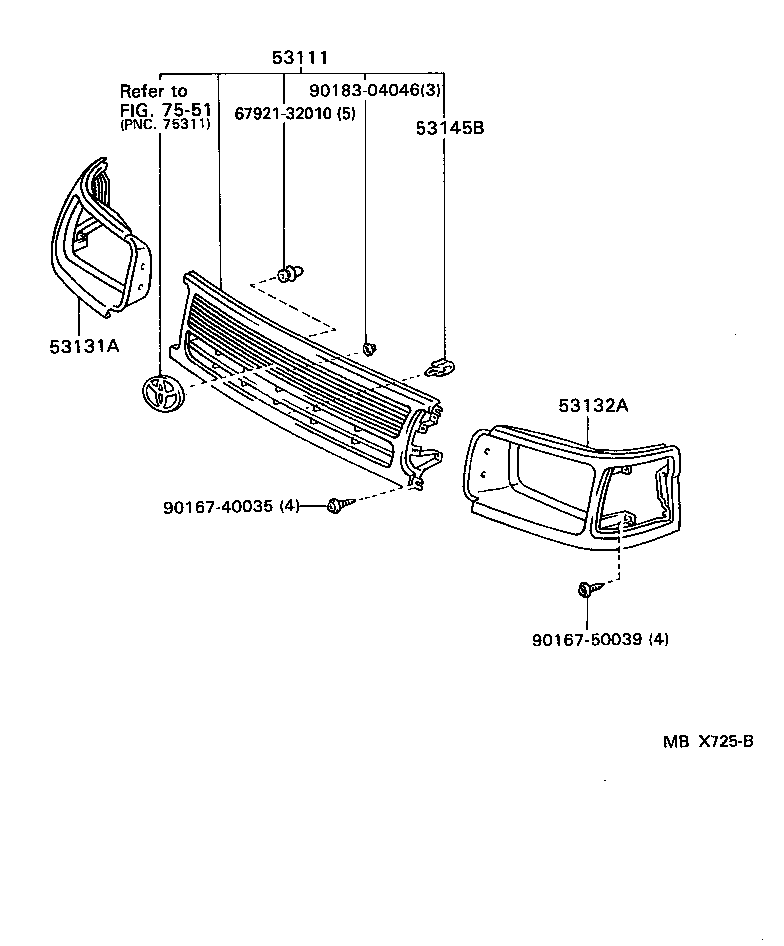  HIACE VAN COMUTER |  RADIATOR GRILLE
