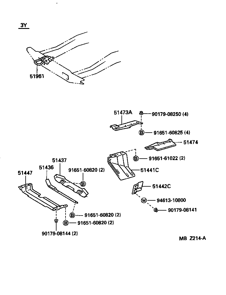  DYNA 150 |  SUSPENSION CROSSMEMBER UNDER COVER