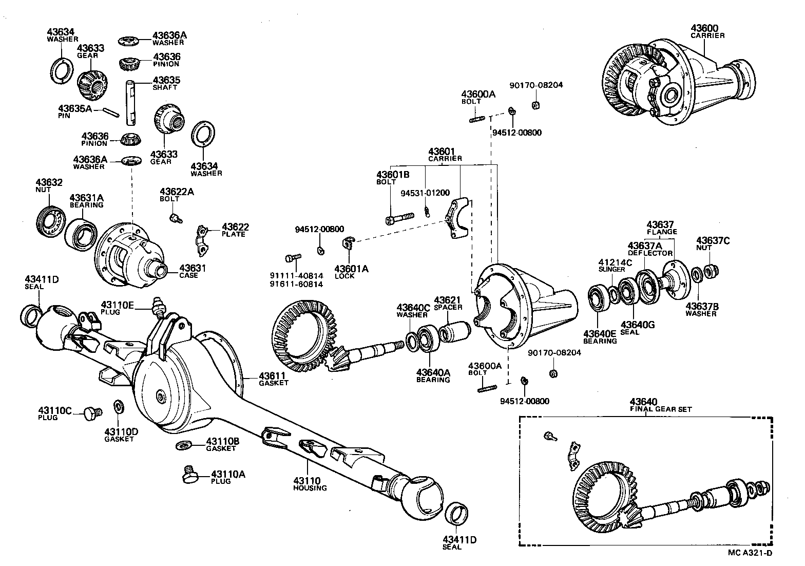  HILUX |  FRONT AXLE HOUSING DIFFERENTIAL