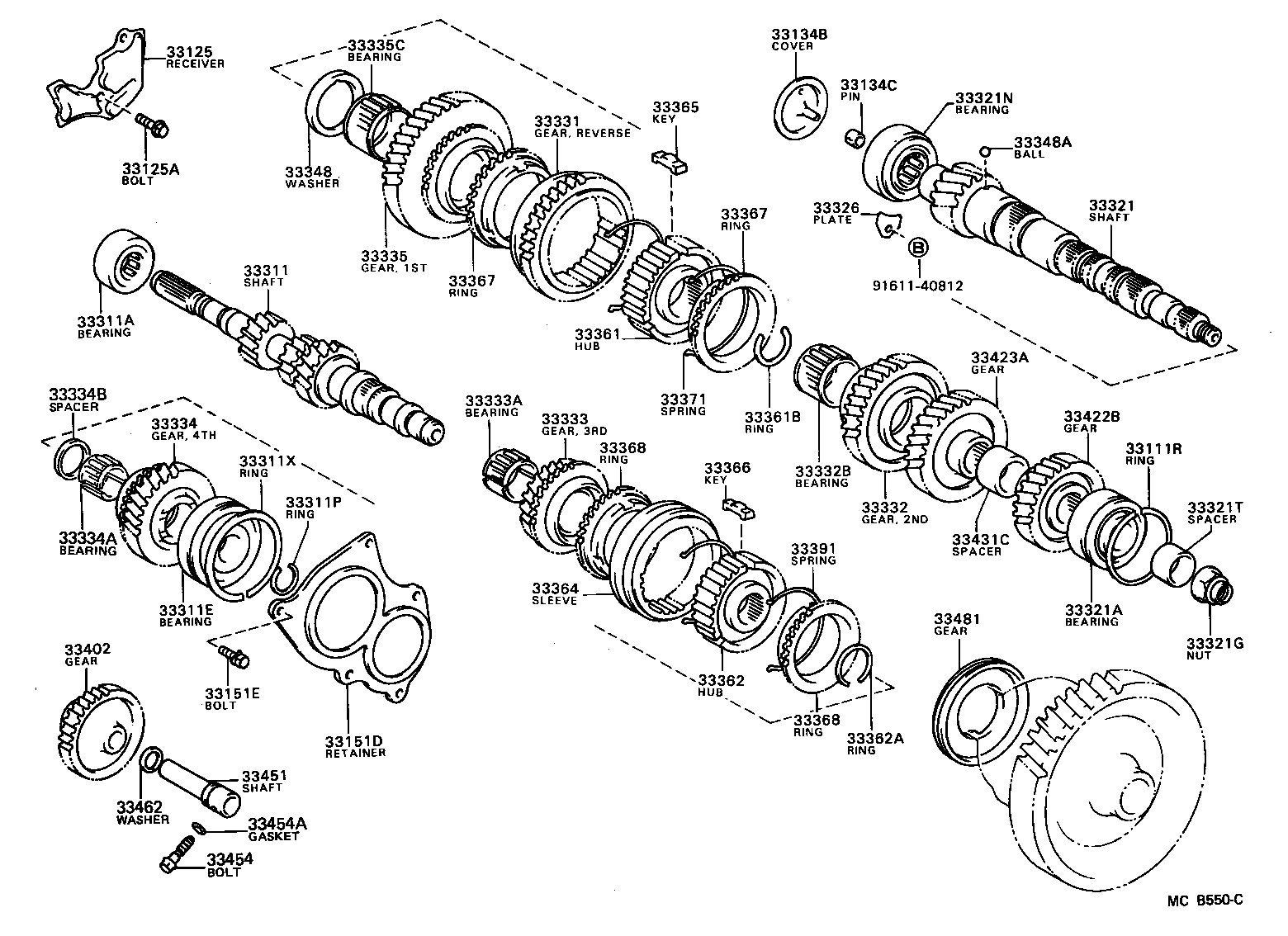  STARLET |  TRANSMISSION GEAR MTM