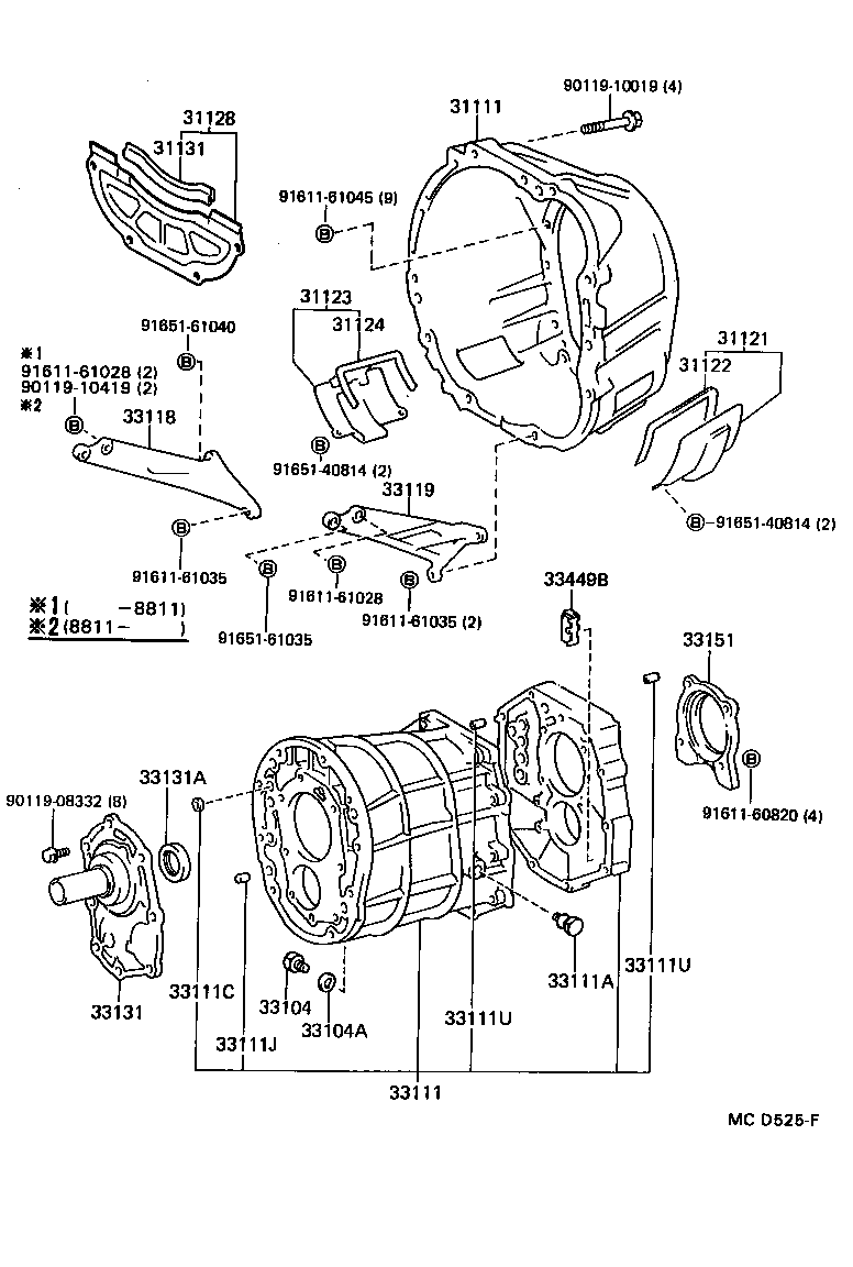  SUPRA |  CLUTCH HOUSING TRANSMISSION CASE MTM