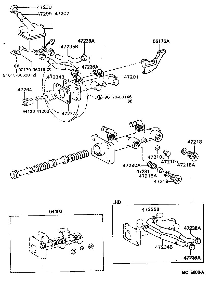  DYNA150 |  BRAKE MASTER CYLINDER