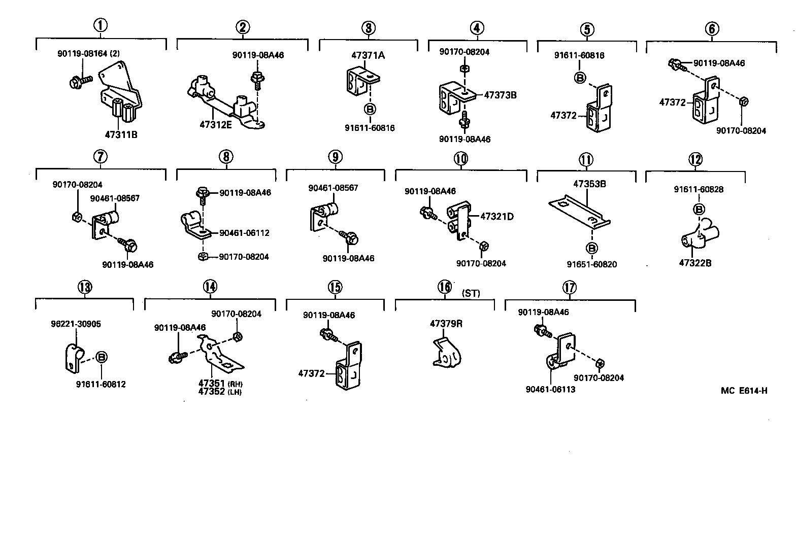  DYNA150 |  BRAKE TUBE CLAMP