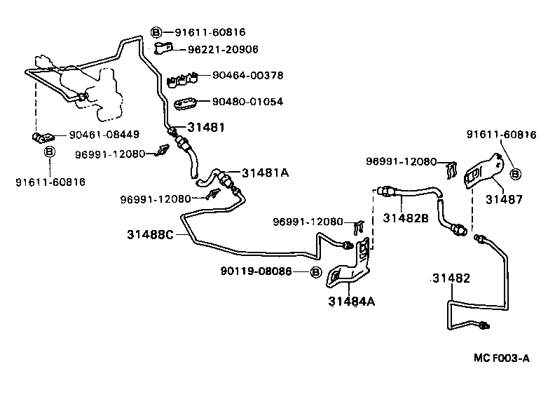  DYNA200 |  CLUTCH PEDAL FLEXIBLE HOSE