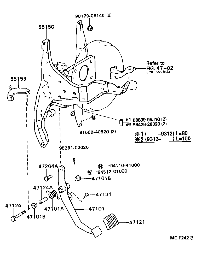  DYNA200 |  BRAKE PEDAL BRACKET