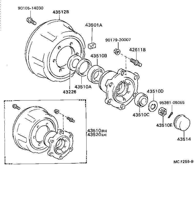  DYNA200 |  FRONT AXLE HUB