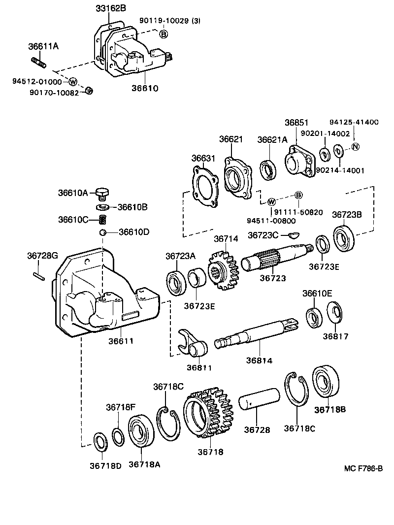  DYNA200 |  POWER TAKE OFF CASE GEAR