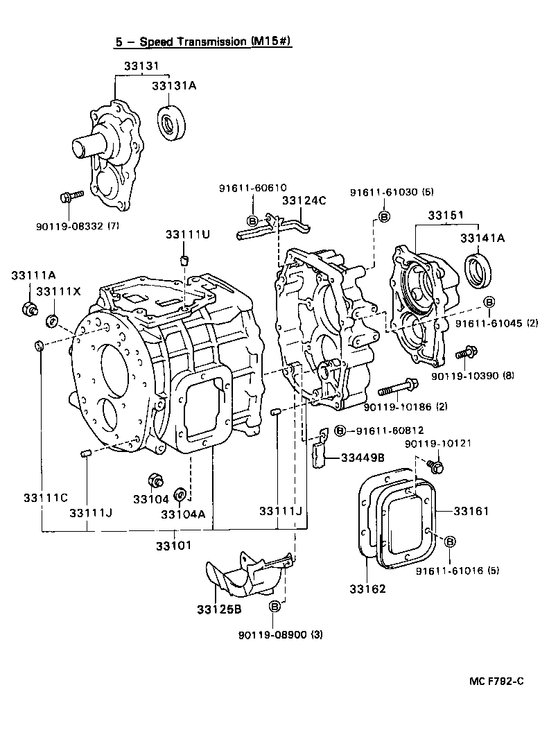  DYNA200 |  CLUTCH HOUSING TRANSMISSION CASE MTM