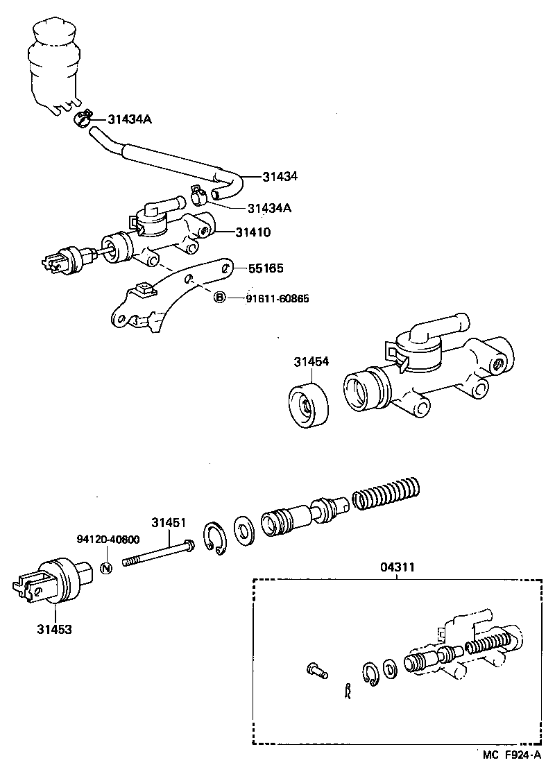  DYNA150 |  CLUTCH MASTER CYLINDER