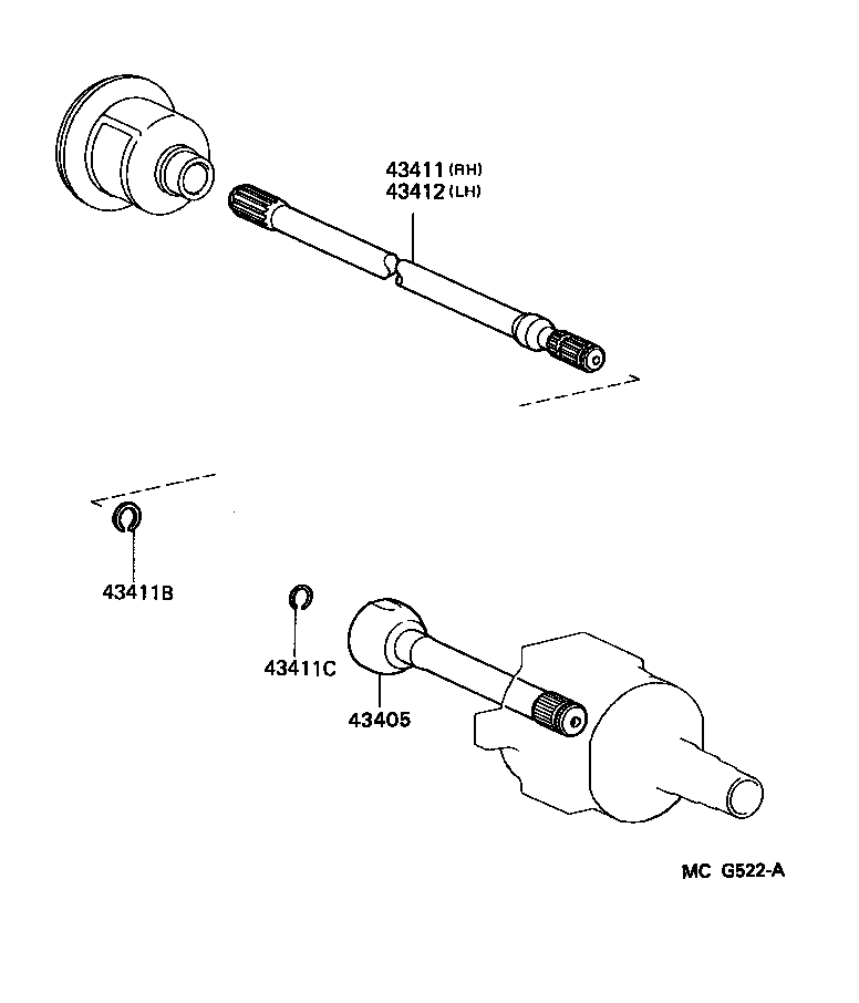  HILUX |  FRONT DRIVE SHAFT