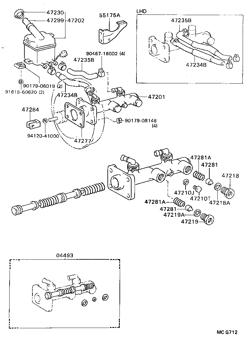  DYNA200 |  BRAKE MASTER CYLINDER