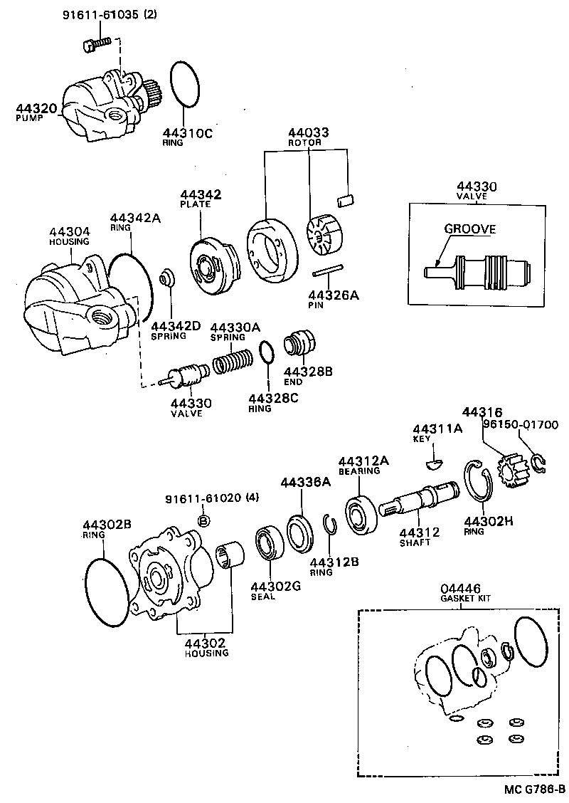  DYNA200 |  VANE PUMP RESERVOIR POWER STEERING