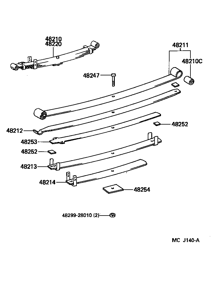  HIACE VAN COMUTER |  REAR SPRING SHOCK ABSORBER