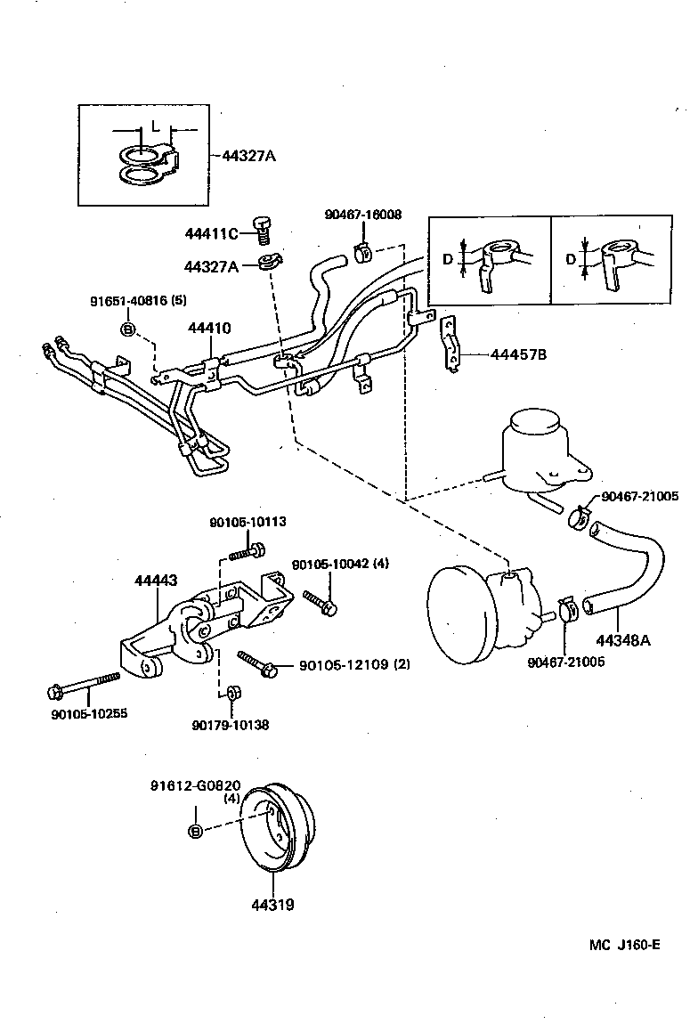  HIACE VAN COMUTER |  POWER STEERING TUBE
