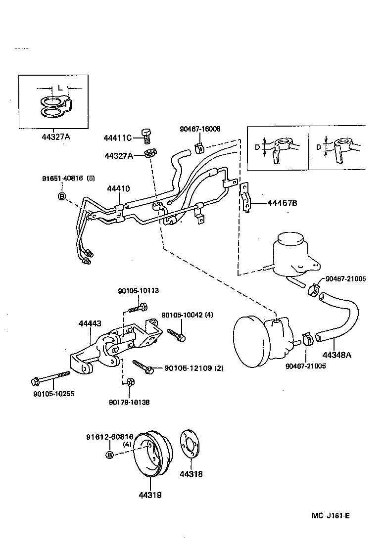  HIACE VAN COMUTER |  POWER STEERING TUBE