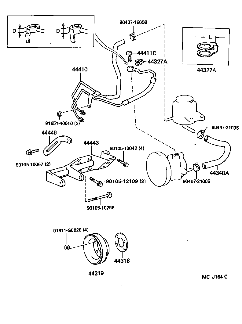  HIACE VAN COMUTER |  POWER STEERING TUBE