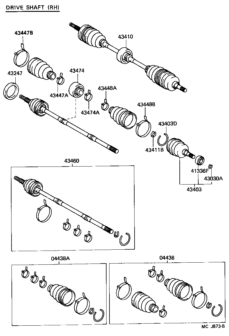  STARLET |  FRONT DRIVE SHAFT