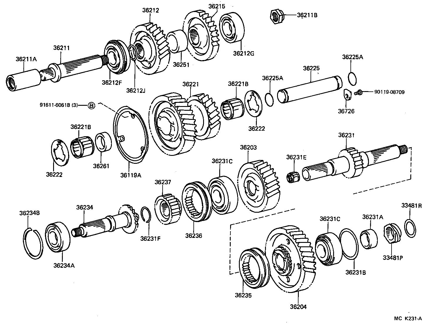  LAND CRUISER 70 |  TRANSFER GEAR