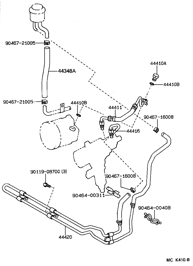  LAND CRUISER 70 |  POWER STEERING TUBE