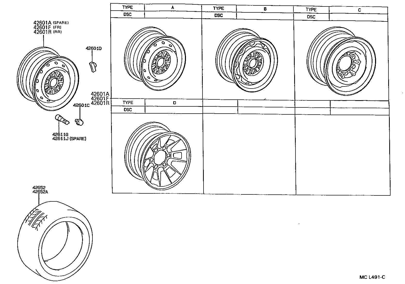  HIACE VAN COMUTER |  DISC WHEEL WHEEL CAP