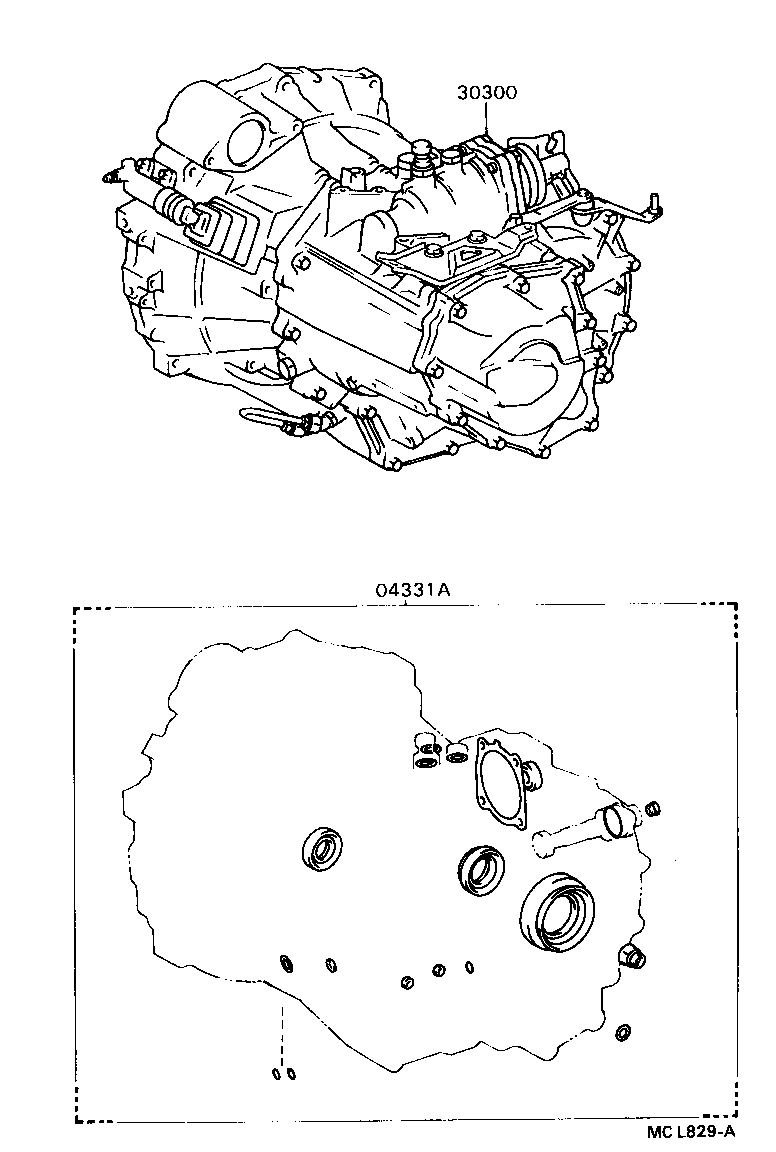  CAMRY WG |  TRANSAXLE OR TRANSMISSION ASSY GASKET KIT MTM